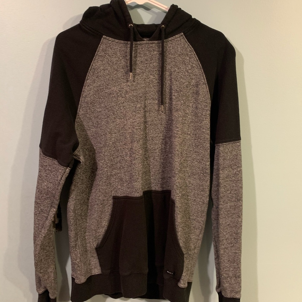 Black and grey sweatshirt